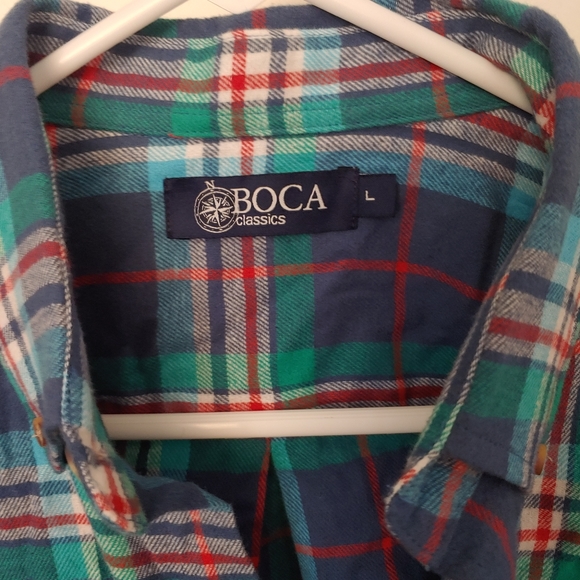 NWT Plaid Flannel Shirt - Picture 2 of 4
